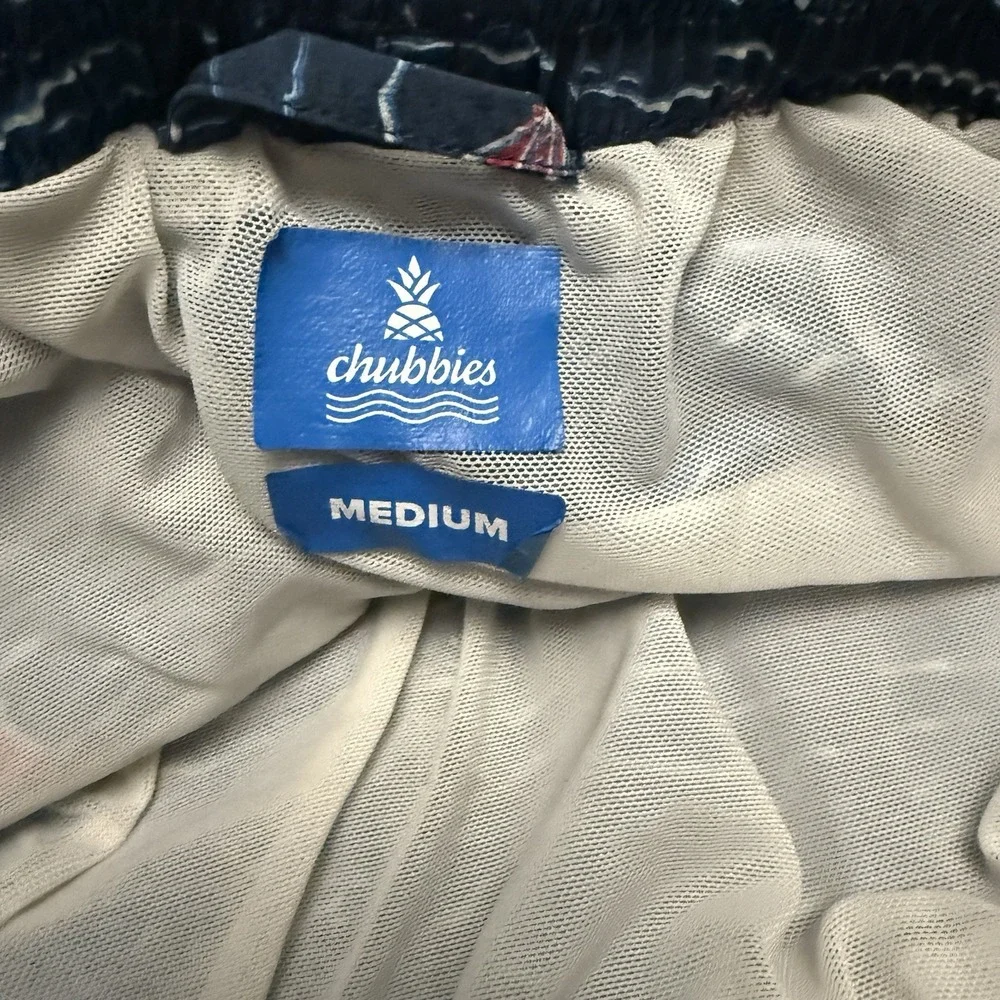 Chubbies Shorts Mens Small Blue Sailboat Race Days 7